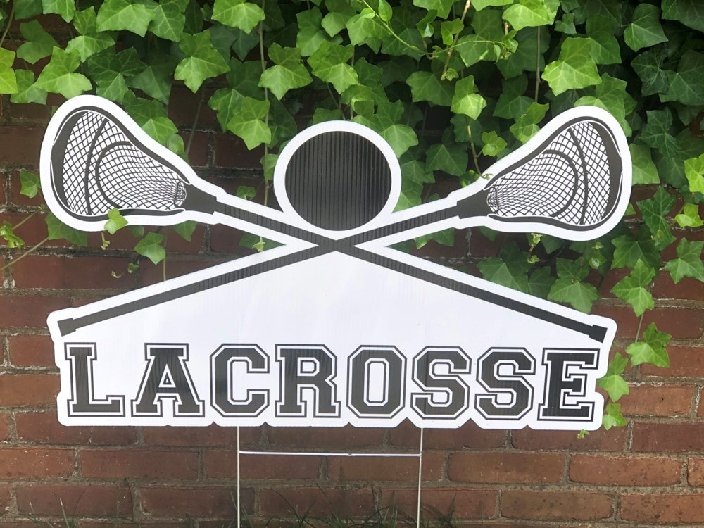 Lacrosse (Blk&White) - Northside Yard Cards