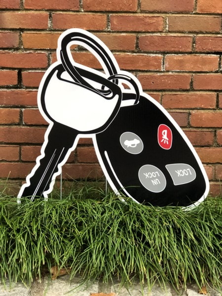 New Driver/Car Keys - Northside Yard Cards