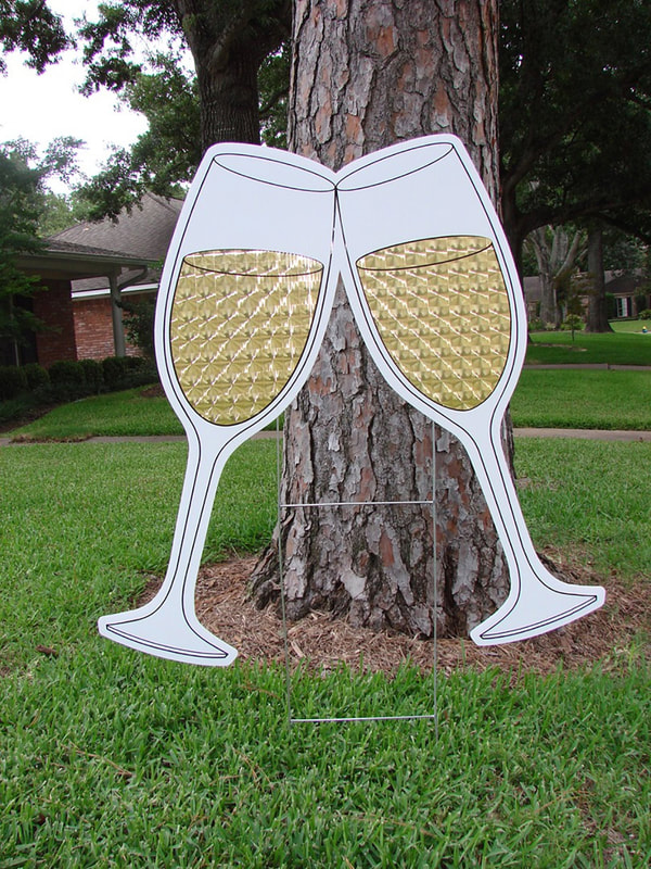 Champagne Glasses_Toast - Northside Yard Cards