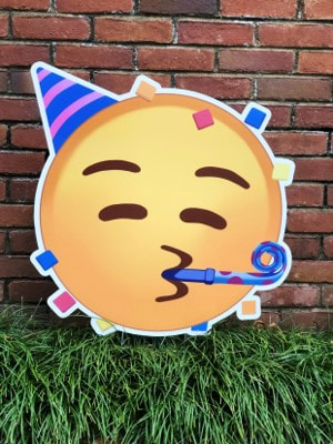 Party Hat Emoji - Northside Yard Cards