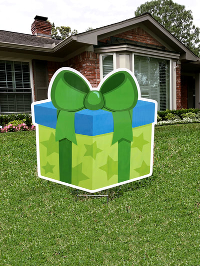 Green Present/Gift - Northside Yard Cards