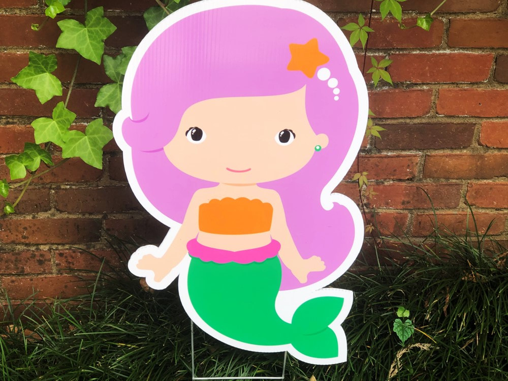 Little Mermaid - Northside Yard Cards