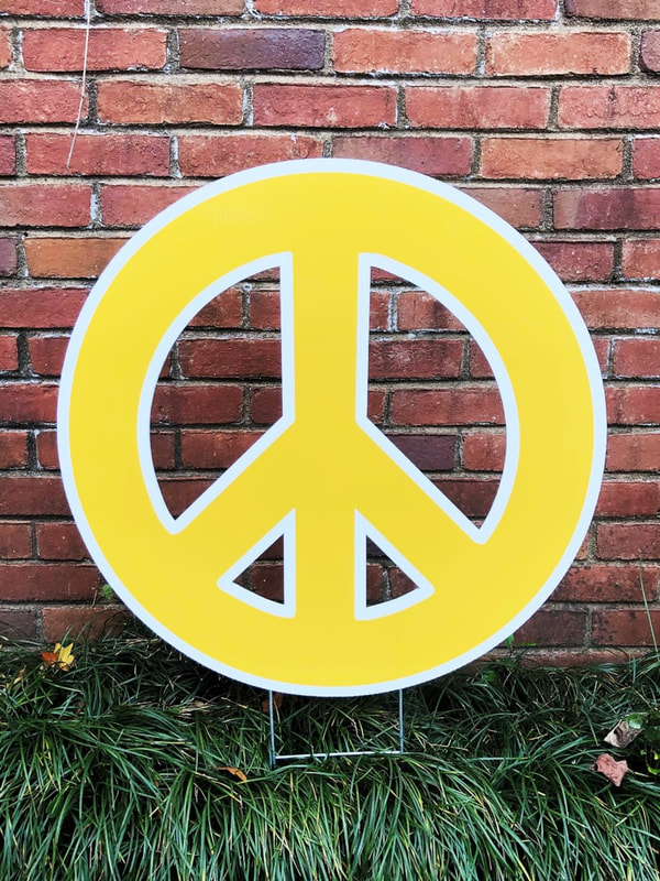 PEACE SIGN (YELLOW)