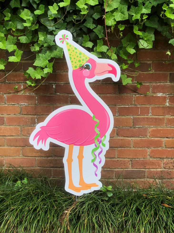 Pink Flamingo - Northside Yard Cards - Buckhead