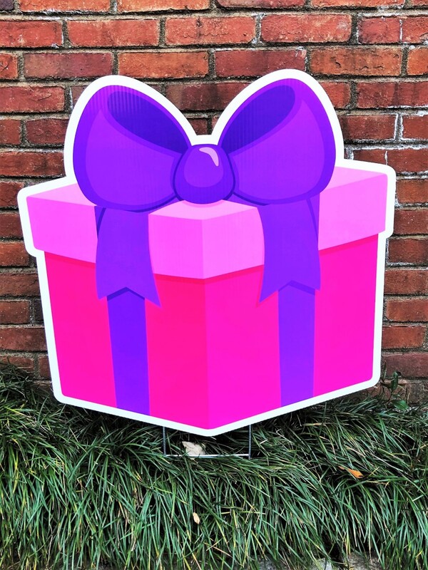 PRESENT│GIFT (PINK W/ PURPLE BOW)