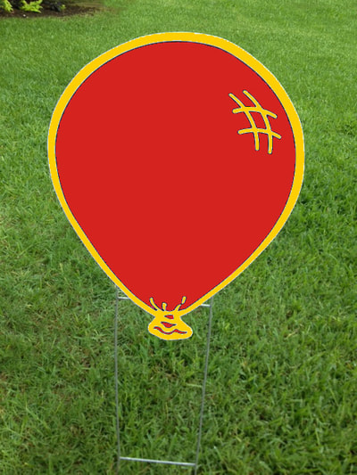 red balloon - Northside Yard Cards
