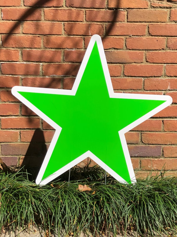 GIANT STAR│LIME (24 IN.)