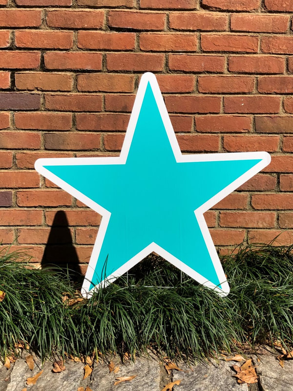 GIANT STAR│TEAL (24 IN.)