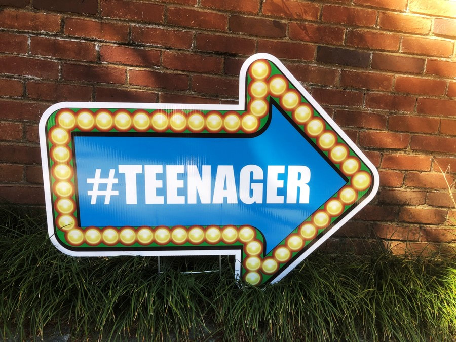 #TEENAGER Blue Arrow - Northside Yard Cards